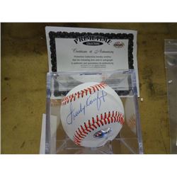 Sandy Koufax Autographed Baseball