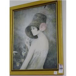 Framed Lady Print