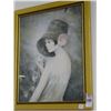 Image 1 : Framed Lady Print