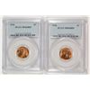 Image 1 : ( 2 ) 1936 LINCOLN CENTS, PCGS MS-66 RED