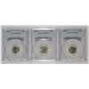 Image 1 : ( 3 ) 1946 ROOSEVELT DIMES, PCGS MS-66 FB