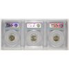 Image 2 : ( 3 ) 1946 ROOSEVELT DIMES, PCGS MS-66 FB