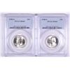 Image 1 : Lot of 2 1940S Wash Quarters PCGS MS65