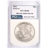Image 1 : 1921 MORGAN SILVER DOLLAR, PCI MS-66!