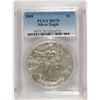 Image 1 : 2005 AMERICAN SILVER EAGLE, PCGS MS-70 RARE LISTS IN PCGS PRICE GUIDE AT $700.00