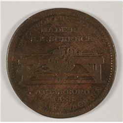 1834 HARD TIMES TOKEN G/VG