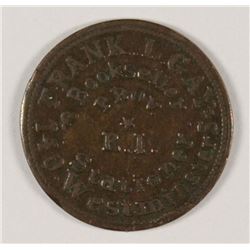 1863 CIVIL WAR TOKEN (STORE CARD) CIRC