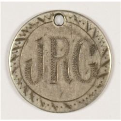 1882 SEATED DIME (LOVE TOKEN) (JRG)