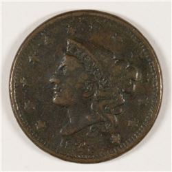 1837 LARGE CENT F/VF