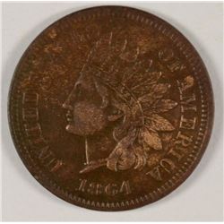 1864-L INDIAN HEAD CENT VF/XF
