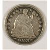 Image 1 : 1853 SEATED HALF DIME XF-45