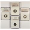 Image 1 : (4) NGC SLABBED PROOF ROOSEVELT DIMES (2007-70, 2009-69, 2013-69, 2013-70)