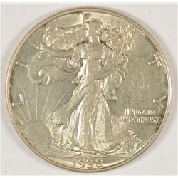 1938 WALKING LIBERTY HALF DOLLAR AU/BU