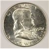 Image 1 : 1958 FRANKLIN HALF DOLLAR MS-64+