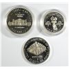 Image 2 : 1987 CONSTITUTION SILVER  DOLLAR & 1993 BILL OF RIGHTS 2 PIECE COMMEM SETS
