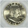 Image 2 : 1960-D FRANKLIN HALF DOLLAR, PCGS MS-64 FBL