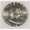 Image 2 : 1961 FRANKLIN HALF DOLLAR, ICG MS-65 FBL RARE!!!  LISTS FOR $1300.00