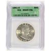 Image 1 : 1961-D FRANKLIN HALF DOLLAR, ICG MS-65 FBL  TOUGH COIN!