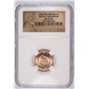 Image 1 : 2009 SMS BRONZE BIRTH & CHILDHOOD LINCOLN CENT NGC MS-69 RD