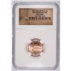 Image 1 : 2009 SMS BRONZE PROF. LIFE LINCOLN CENT NGC MS-69 RD