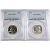 Image 1 : 2 PROOF WASHINGTON QUARTERS 1959 & 61,  PCGS PR-67