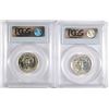 Image 2 : 2 PROOF WASHINGTON QUARTERS 1959 & 61,  PCGS PR-67