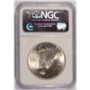 Image 4 : 1923 PEACE SILVER DOLLAR, NGC MS--66  TOUGH!