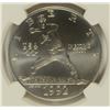 Image 2 : 1992-D OLYMPICS COMMEN DOLLAR (BASEBALL) NGC MS-69