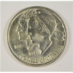 1936 ARKANSAS COMMEMORATIVE HALF DOLLAR, MS-63