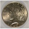 Image 2 : 1923 PEACE SILVER DOLLAR VAM-10 ANACS MS-62