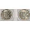 Image 2 : 2-ANACS GRADED PEACE DOLLARS: 1922 VAM-2 MS-60 & 1922-D VAM-2 AU-55