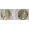 Image 3 : 2-ANACS GRADED PEACE DOLLARS: 1922 VAM-2 MS-60 & 1922-D VAM-2 AU-55