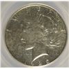 Image 2 : 1925-S PEACE SILVER DOLLAR MINT ERROR "CLASHED DIES" ANACS AU-58