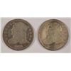 Image 1 : 1836 & 1837 CAPPED BUST DIMES, GOOD