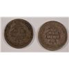 Image 2 : ( 2 ) SEATED DIMES: 1875-CC FINE DETAILS ( DAMAGED ) & 1877-CC FINE