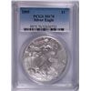 Image 1 : 2005 AMERICAN SILVER EAGLE, PCGS MS-70 RARE LISTS IN PCGS PRICE GUIDE AT $700.00