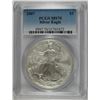 Image 1 : 2007 AMERICAN SILVER EAGLE, PCGS MS-70 PERFECT!