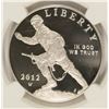 Image 2 : 2012-W INFANTRY COMMEN DOLLAR NGC PF-70 !!!! UC