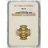 Image 1 : 2011 $5 GOLD MEDAL OF HONOR COMMEN NGC MS-70 !!!