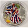 Image 1 : 2002 SILVER AMERICAN EAGLE (COLORIZED)