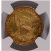Image 3 : 1836 $2.5 CLASSIC HEAD GOLD (BLOCK 8) NGC AU DETAILS