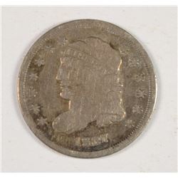 1837 BUST HALF DIME F/VF