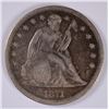 Image 1 : 1871 SEATED DOLLAR G/VG