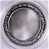 Image 2 : "GOD BLESS AMERICA" ON A ONE OUNCE .999 SILVER ROUND IN PLASTIC CAPSULE