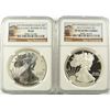 Image 1 : 2012-S AMERICAN SILVER EAGLE SET, NGC REVERSE PROOF PF-69 & PF-69 ULTRA CAMEO