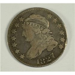 1827 BUST DIME VF