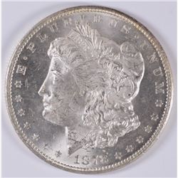 1878-CC MORGAN SILVER DOLLAR, MS-63+  BLAST WHITE!