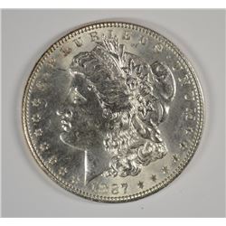 1887 MORGAN SILVER DOLLAR, MS-64