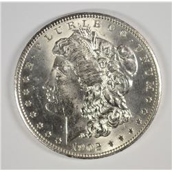1902-O MORGAN SILVER DOLLAR, MS-63