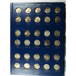 COMPLETE GEM BU SET OF ROOSEVELT DIMES ( 1946-1980 ) & PROOFS ( 1968-1980 )